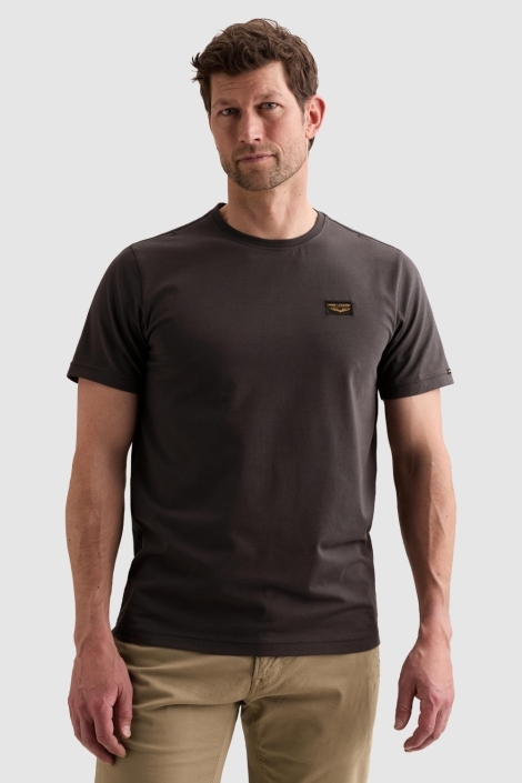 PME legend blauwe heren t-shirt | Model vooraanzicht