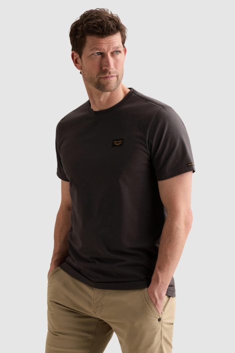 PME legend blauwe heren t-shirt | Model zijaanzicht