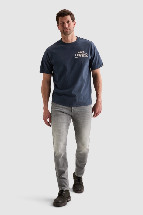 PME legend blauwe heren t-shirt | Model