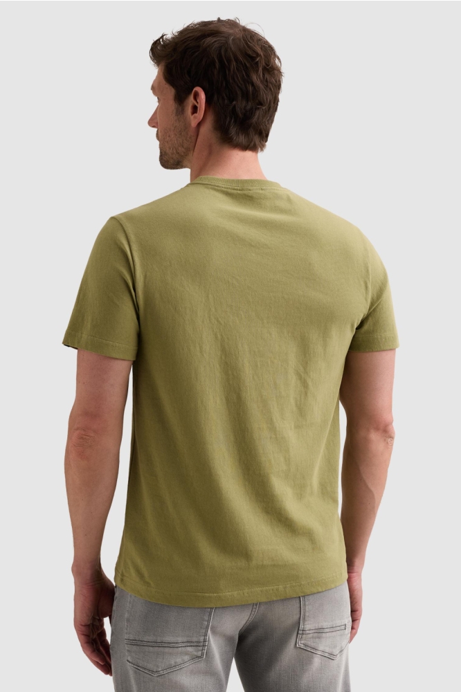 PME legend groene heren t-shirt | Model achteraanzicht
