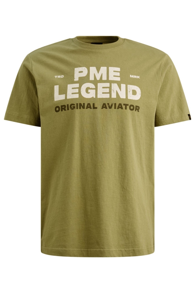 PME legend groene heren t-shirt | Vooraanzicht