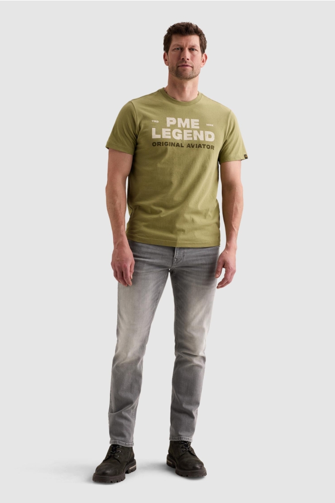 PME legend groene heren t-shirt | Model