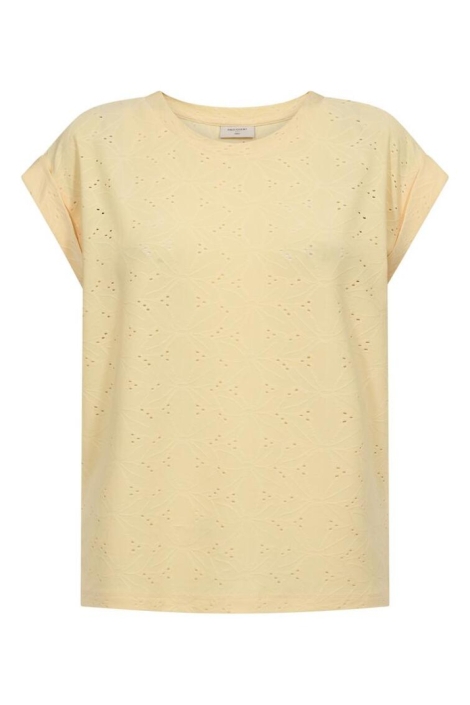 Freequent gele dames t-shirt | Vooraanzicht