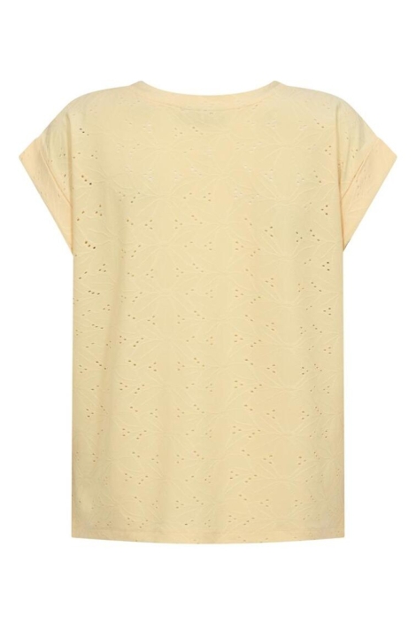 Freequent gele dames t-shirt | Achteraanzicht
