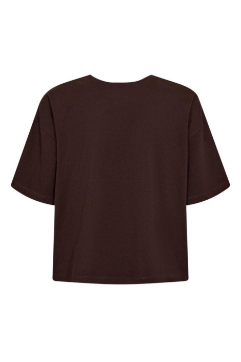 Freequent bruine dames t-shirt | Achteraanzicht