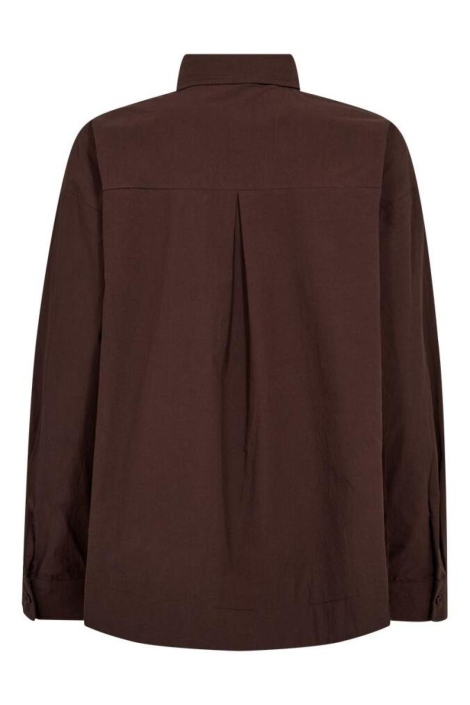 Freequent blauwe dames blouse | Achteraanzicht