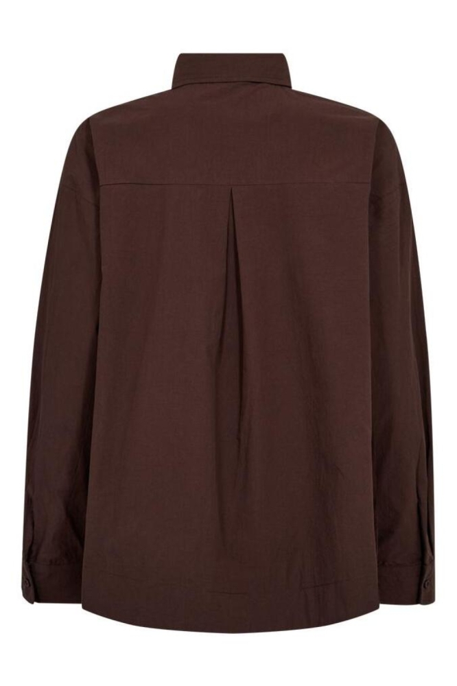 Freequent blauwe dames blouse | Achteraanzicht