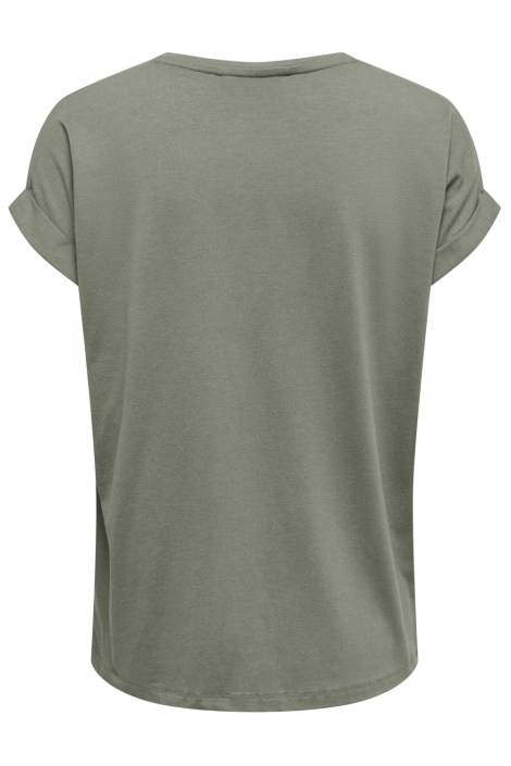 Only groene dames t-shirt | Achteraanzicht