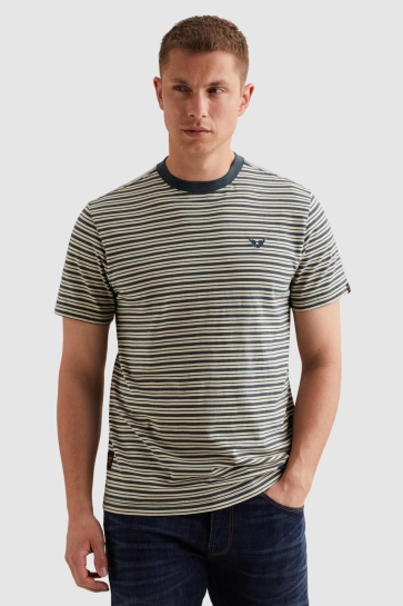 PME legend T-shirt T SHIRT MET STREEPPATROON PTSS2606554 5332