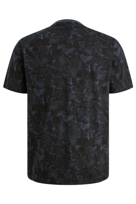 PME legend blauwe heren t-shirt | Achteraanzicht