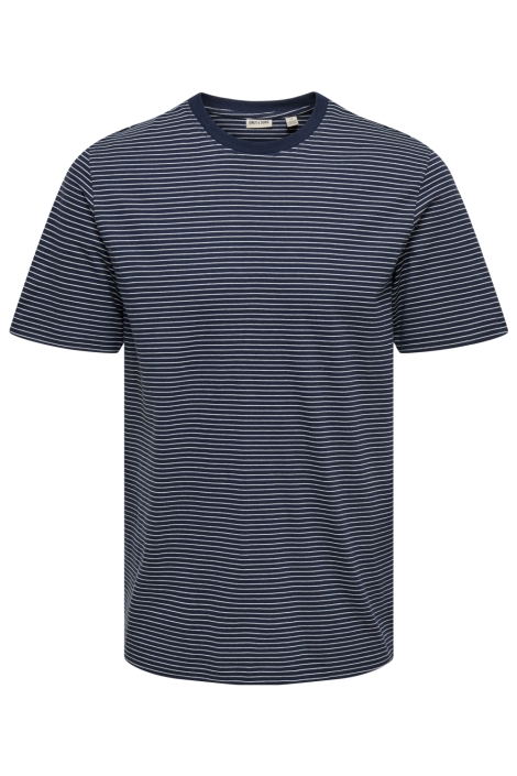 Only & Sons blauwe heren t-shirt | Vooraanzicht