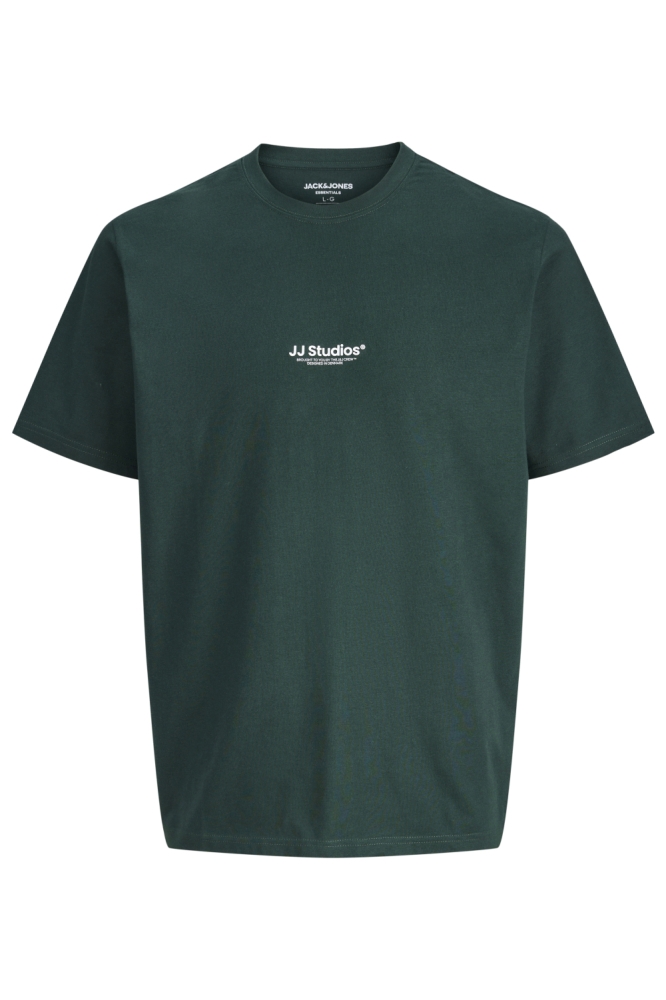 Jack & Jones groene heren t-shirt | Vooraanzicht