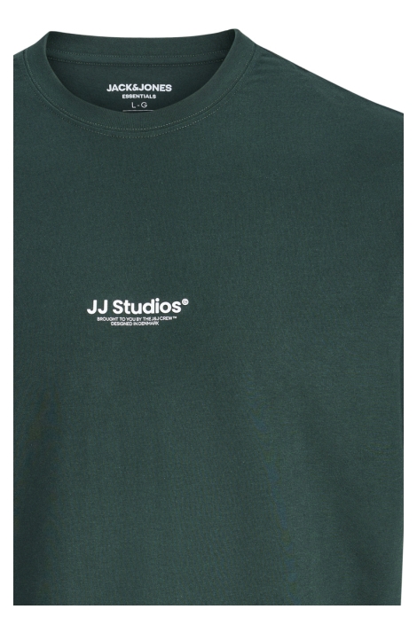 Jack & Jones groene heren t-shirt | Close up