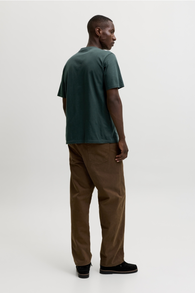 Jack & Jones groene heren t-shirt | Model achteraanzicht