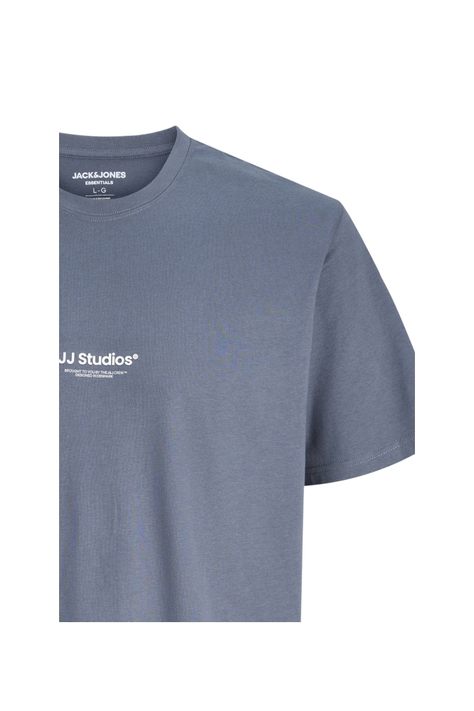 Jack & Jones blauwe heren t-shirt | Close up
