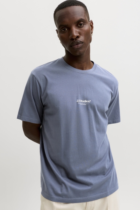 Jack & Jones blauwe heren t-shirt | Model