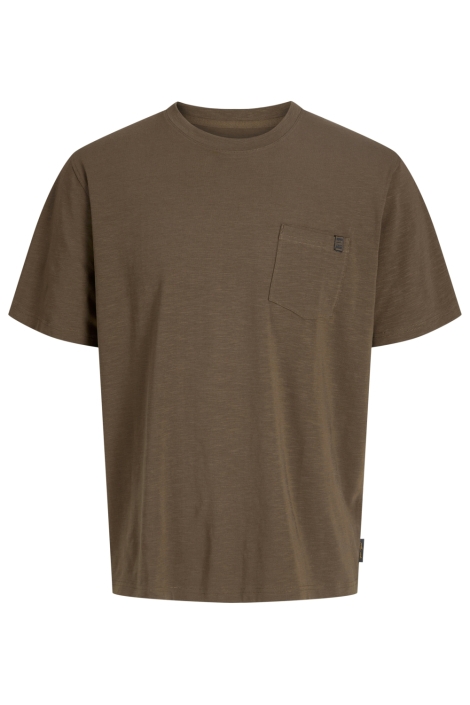 Jack & Jones bruine heren t-shirt | Vooraanzicht