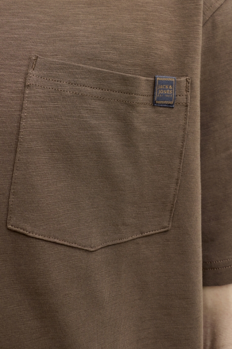 Jack & Jones bruine heren t-shirt | Unique Selling Point