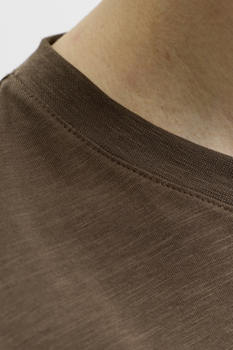 Jack & Jones bruine heren t-shirt | Kleurstaal