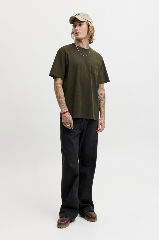 Jack & Jones groene heren t-shirt | Model
