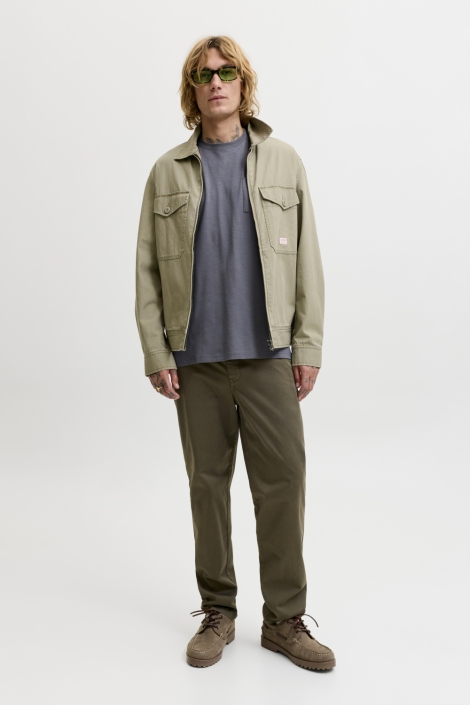 Jack & Jones blauwe heren t-shirt | Sfeerbeeld, In situatie