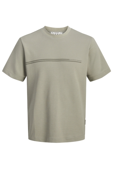 Jack & Jones T-shirt JCOFUSION CHEST BRAND TEE SS CREW N 12289936 Vetiver
