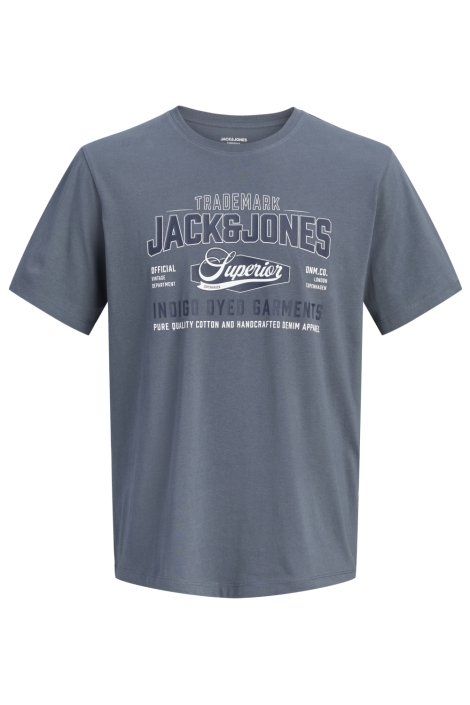 Jack & Jones blauwe heren t-shirt | Vooraanzicht