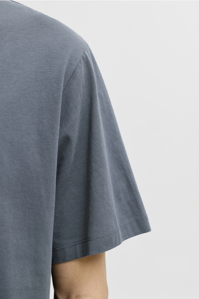 Jack & Jones blauwe heren t-shirt | Close up