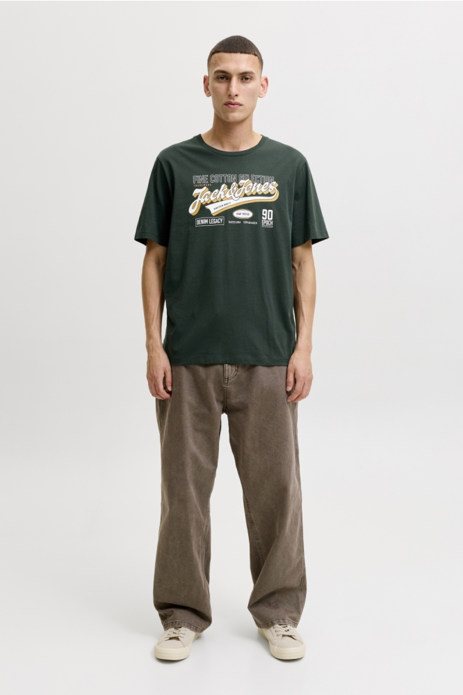 Jack & Jones groene heren t-shirt | Model