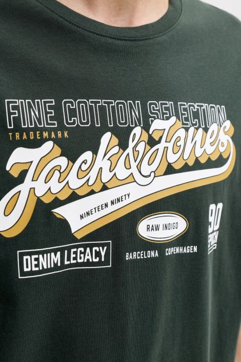 Jack & Jones groene heren t-shirt | Unique Selling Point