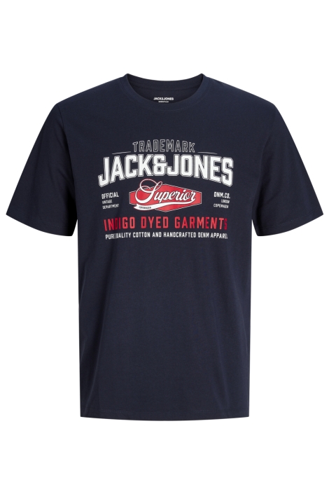 Jack & Jones blauwe heren t-shirt | Vooraanzicht