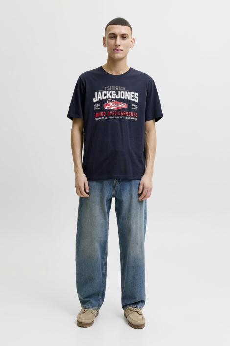 Jack & Jones blauwe heren t-shirt | Model