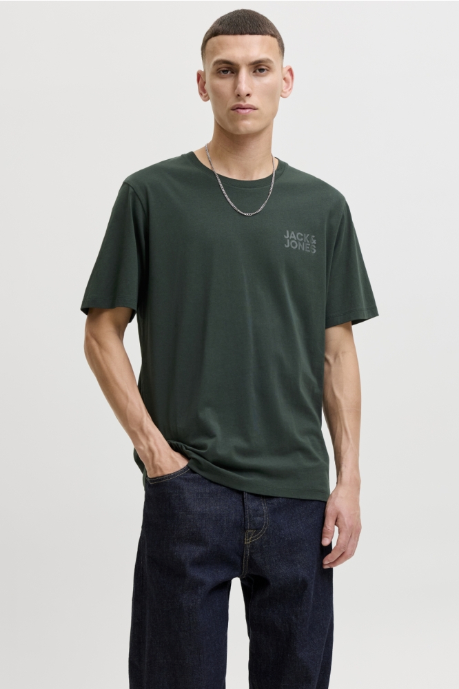 Jack & Jones groene heren t-shirt | Model