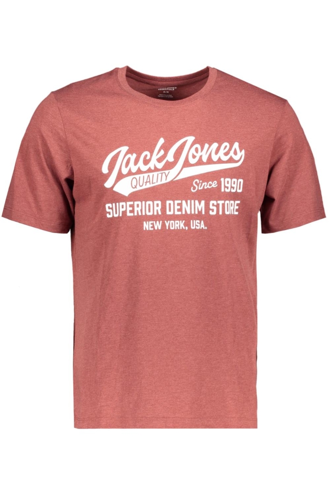 Jack & Jones rode heren t-shirt | Vooraanzicht