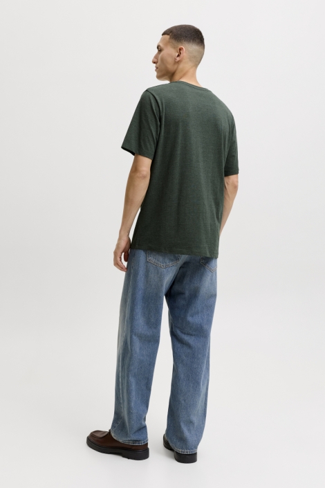 Jack & Jones groene heren t-shirt | Model