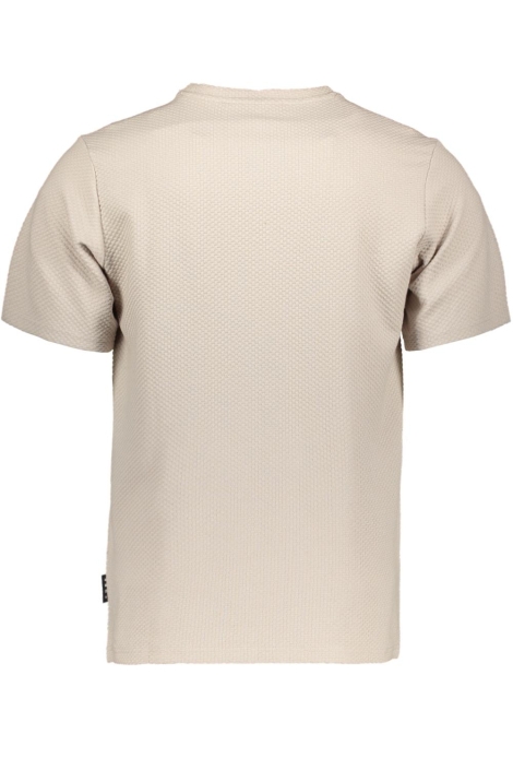 Jack & Jones beige heren t-shirt | Achteraanzicht