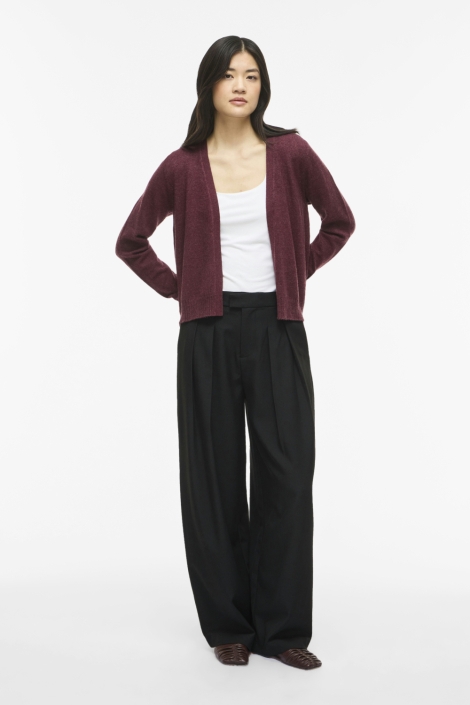 Vila bordeaux dames vest | Model