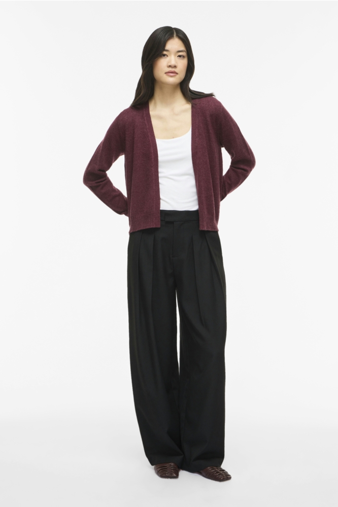 Vila bordeaux dames vest | Model