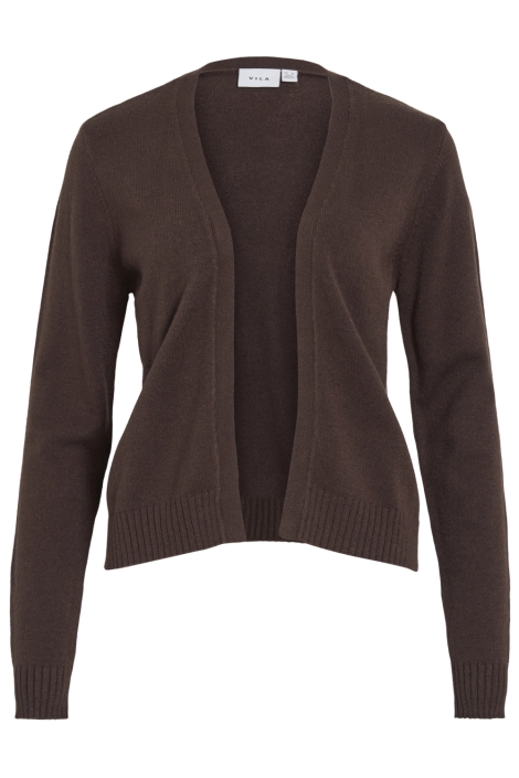 Vila bruine dames vest | Vooraanzicht