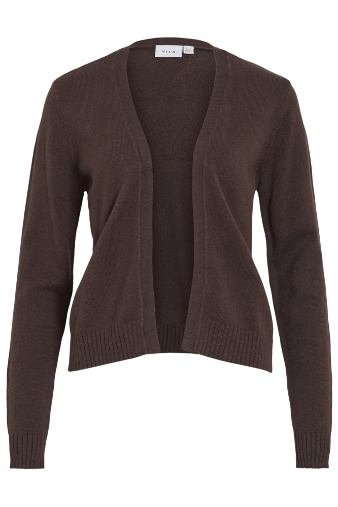 Vila bruine dames vest | Vooraanzicht