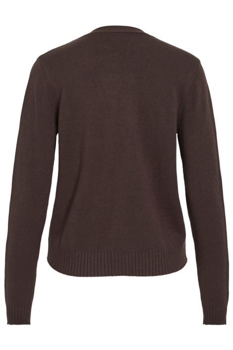 Vila bruine dames vest | Achteraanzicht