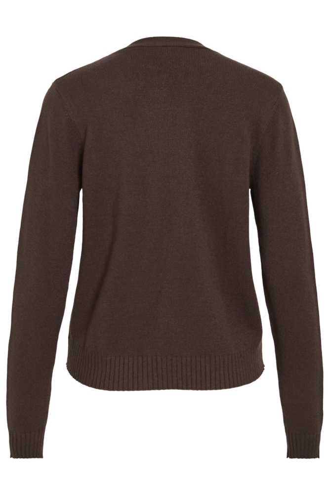 Vila bruine dames vest | Achteraanzicht