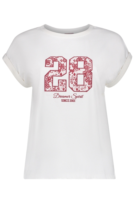 Geisha witte dames t-shirt | Vooraanzicht