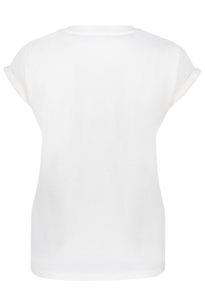 Geisha witte dames t-shirt | Achteraanzicht