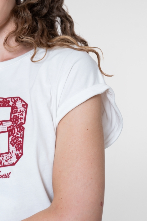 Geisha witte dames t-shirt | Close up