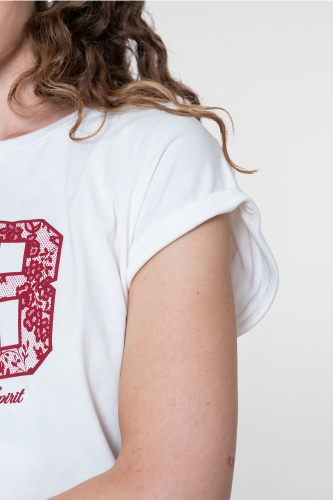 Geisha witte dames t-shirt | Close up