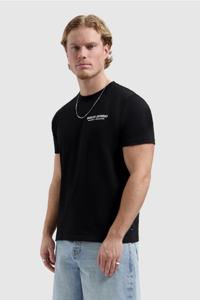 Ballin zwarte heren t-shirt | Model vooraanzicht