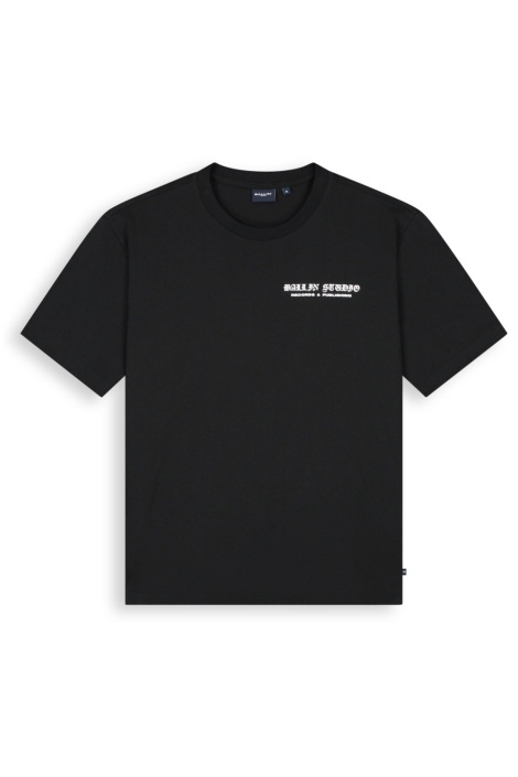 Ballin zwarte heren t-shirt | Vooraanzicht