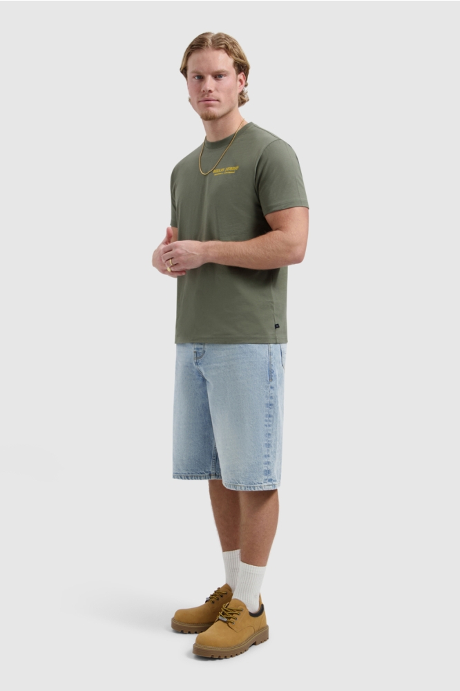 Ballin groene heren t-shirt | Model