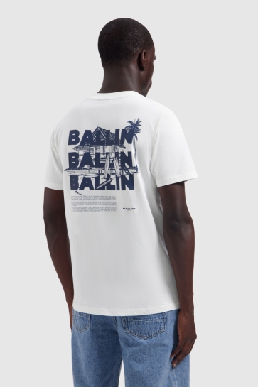 Ballin T-shirt SURFERS PARADISE HOUSE T SHIRT 26019112 45 OFF WHITE